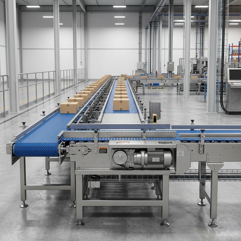 Helical Gearbox used in Conveyor Systems – Industrial Power Transmission Gujarat