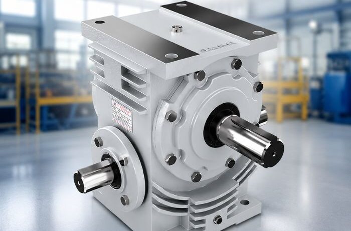 Industrial Worm Reduction Gearbox by Gamma Gears for efficient speed reduction, high torque transmission, and reliable industrial performance.