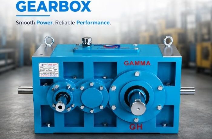 Helical gearbox for efficient industrial power transmission and machinery