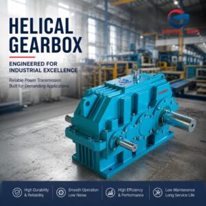 Helical gearbox manufacturer in Ahmedabad - Gamma Gears industrial gearbox