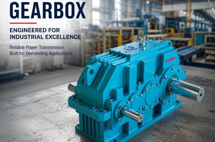 Helical gearbox manufacturer in Ahmedabad - Gamma Gears industrial gearbox
