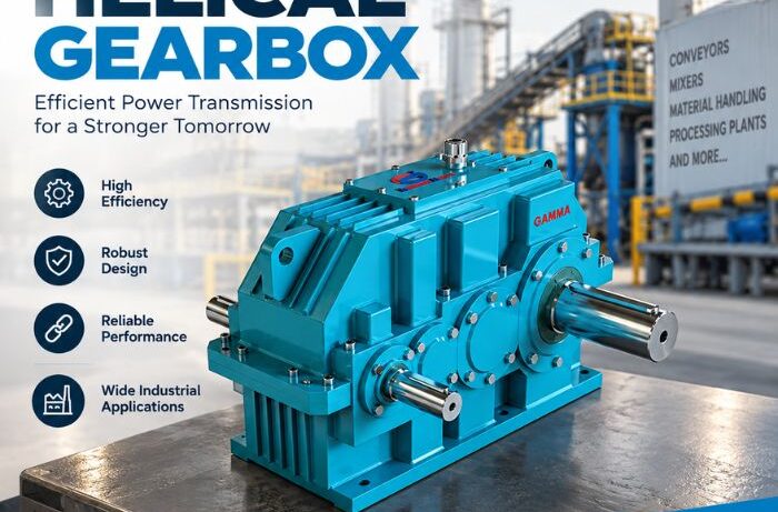Helical Gearbox manufactured by Gamma Gears in India