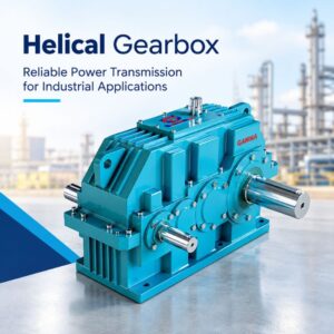 Helical gearbox for industrial power transmission by Gamma Gears