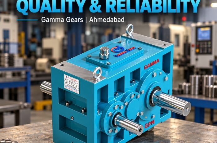 Helical gearbox manufacturer in Ahmedabad – Gamma Gears industrial gearbox