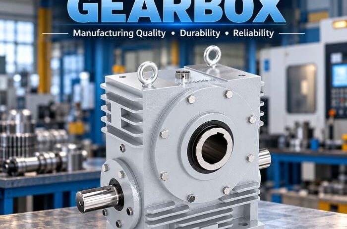 Worm reduction gearbox by Gamma Gears showing industrial gearbox construction and manufacturing quality